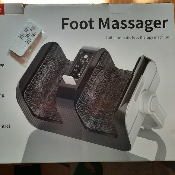 Foot Massager JB-01 with Heat, Wireless Remote Control - Picture 3 of 5